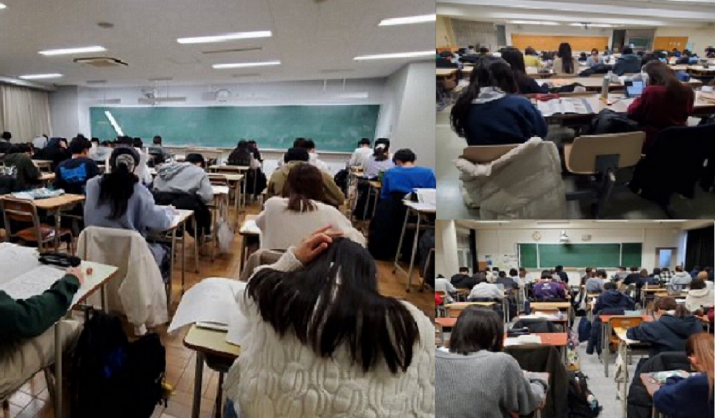 自習室最終日　加工☆